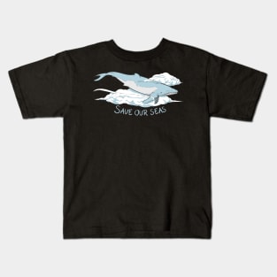 'Save Our Seas' Ocean Conservation Shirt Kids T-Shirt